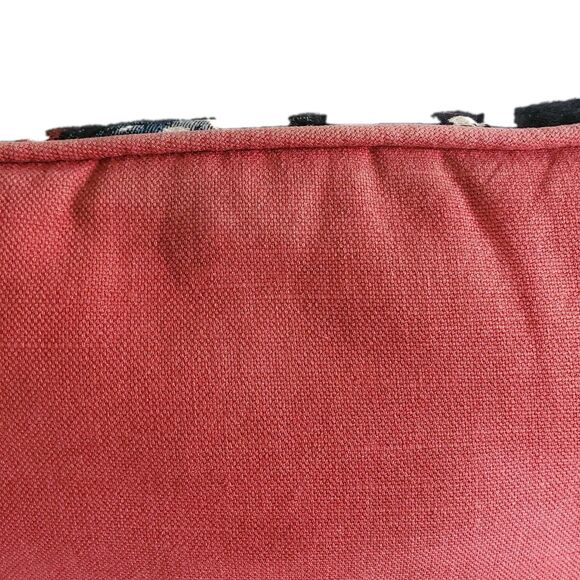 Tapestry 3 Kitten Cats Christmas Holiday Throw Pillow 16 x 12 Santa Kitties Red - Picture 6 of 6